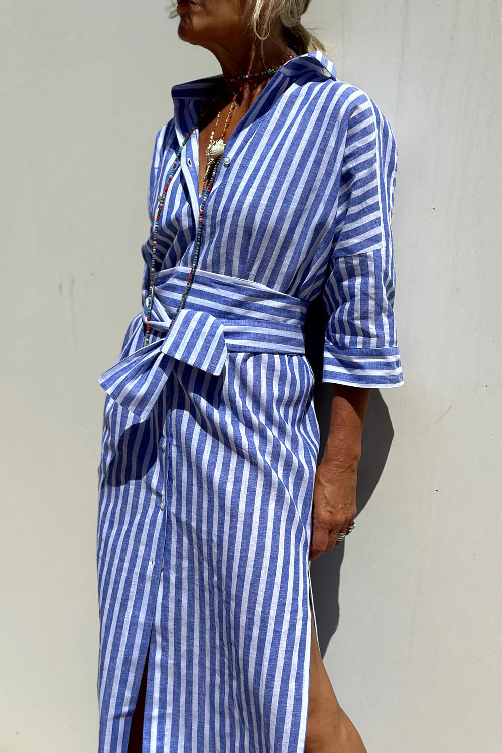 Brit & Boho™️ | Stripped Dress Shirt