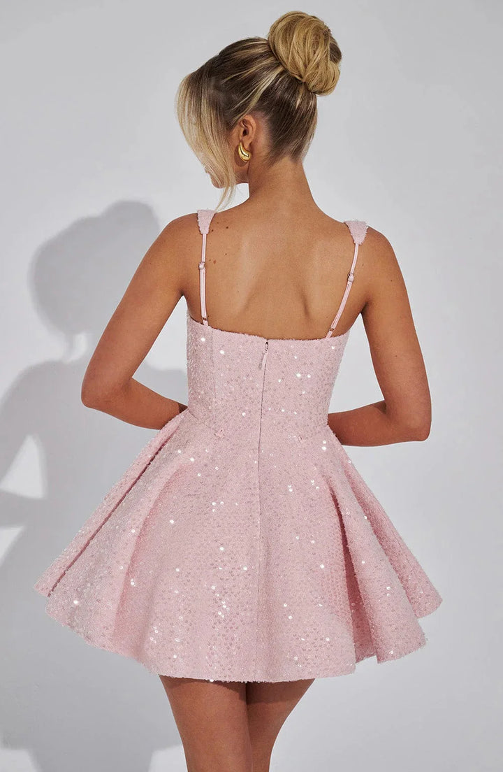 Brit & Boho™ I Hazel Mini Blush Dress Brit & Boho | Fashion & Boutique