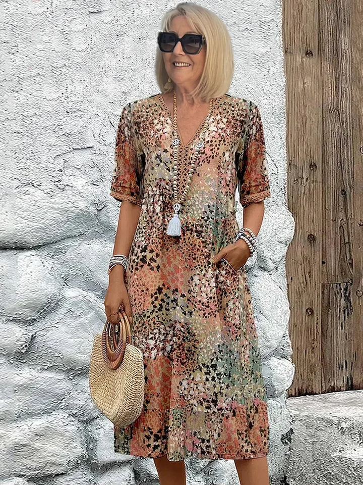 Anna | Vibrant Midi Dress