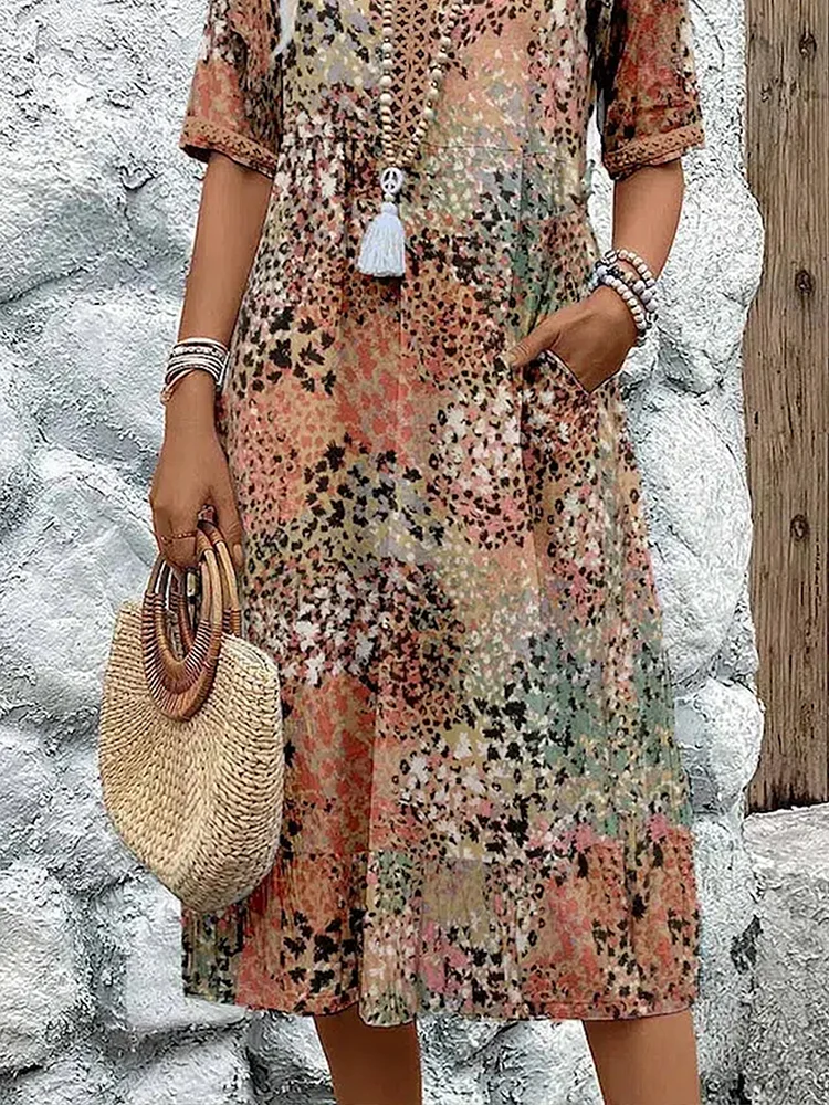 Anna | Vibrant Midi Dress