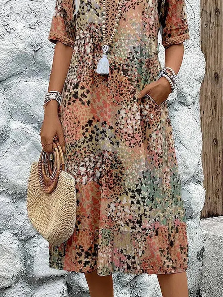 Anna | Vibrant Midi Dress