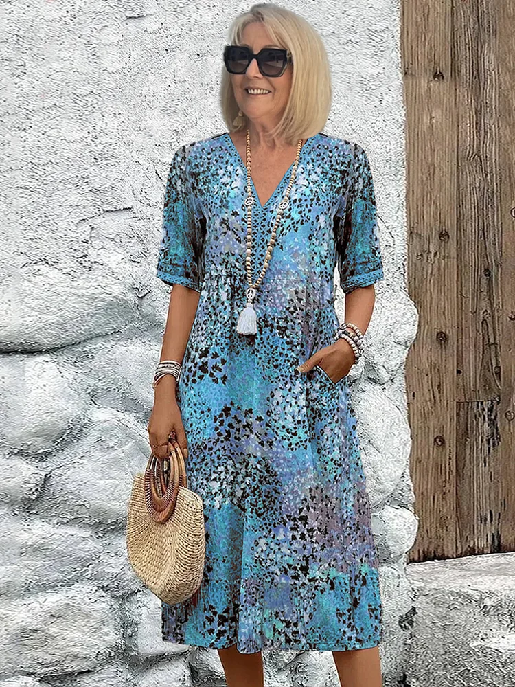 Anna | Vibrant Midi Dress