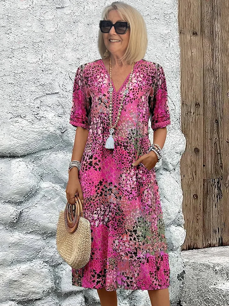 Anna | Vibrant Midi Dress