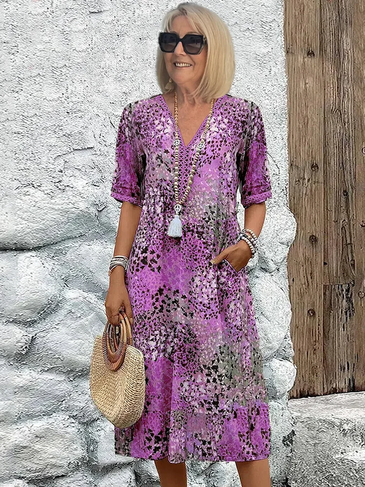 Anna | Vibrant Midi Dress