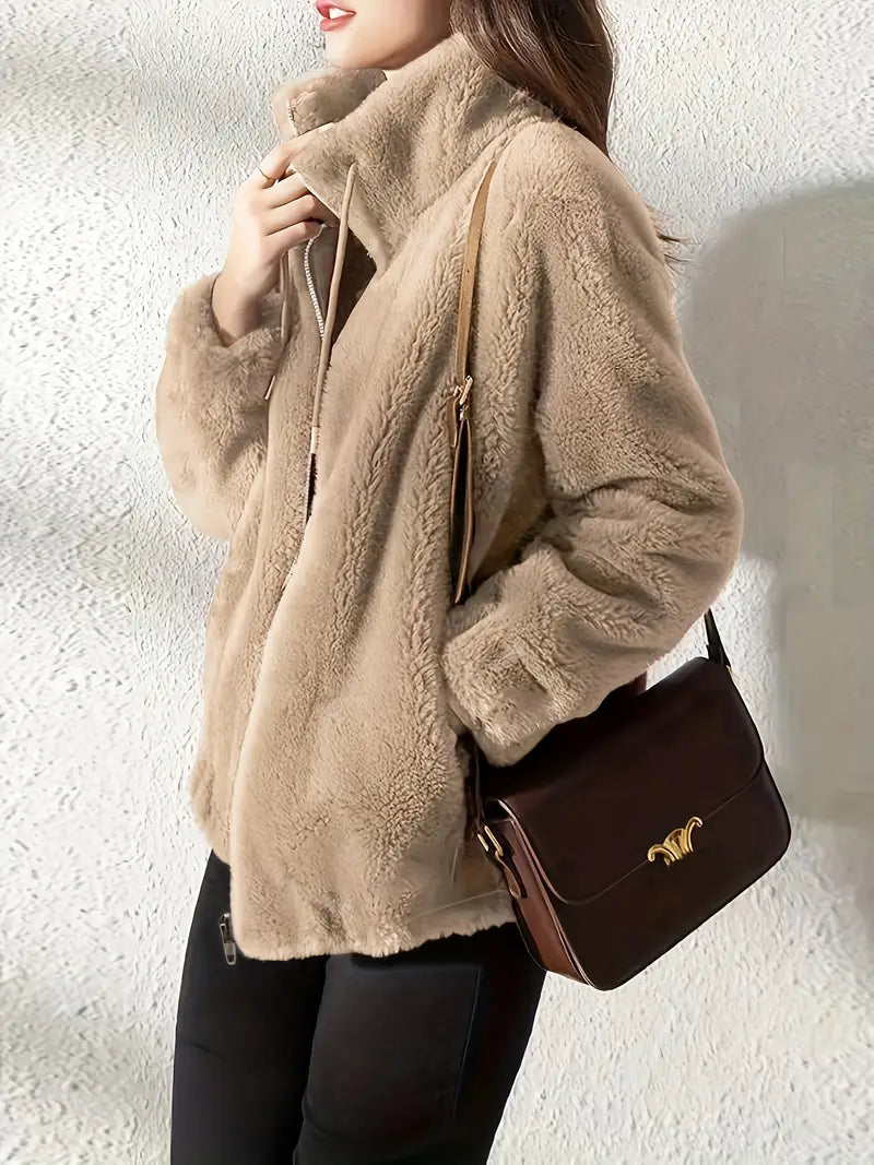 Brit & Boho™ I Sofia Drawstring Teddy Coat Brit & Boho | Fashion & Boutique