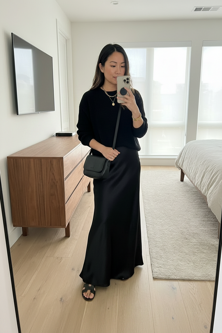 Isolde™ Knit & Satin Ensemble