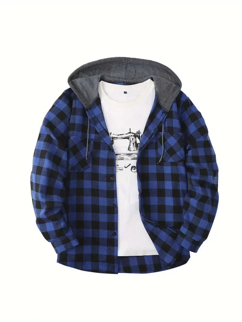 Brit & Boho™️ |  Timber Hooded Flannel Jacket Brit & Boho | Fashion & Boutique