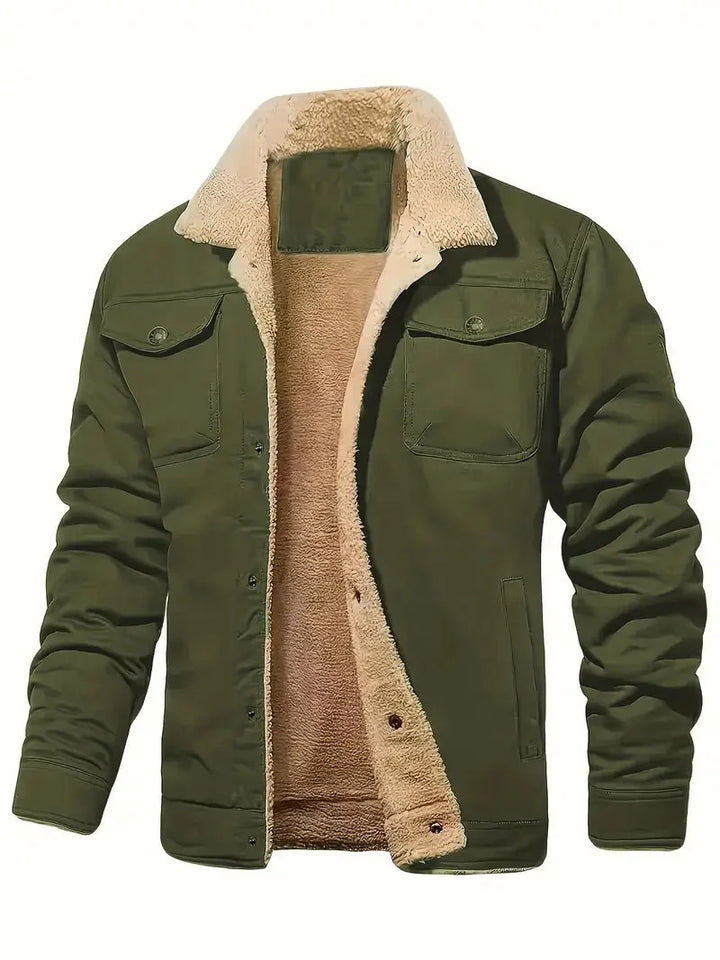Brit & Boho™️ |  Classic Tailored Men's Coat with Notch Collar Brit & Boho | Fashion & Boutique