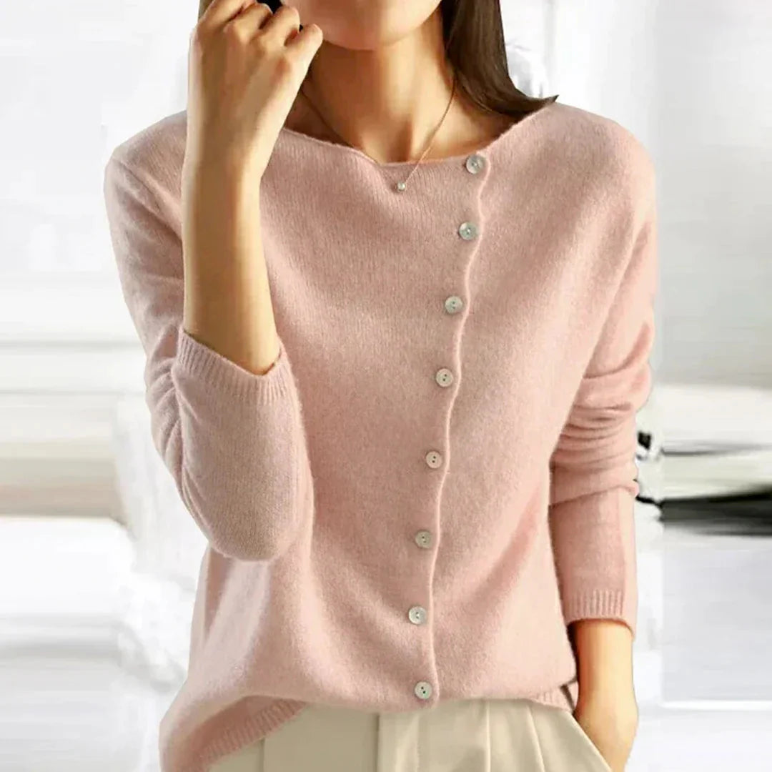 Brit & Boho™️ | Marian Button Sweater Brit & Boho | Fashion & Boutique