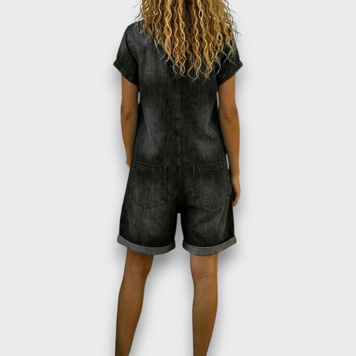 Jasmine Vintage Short Overalls