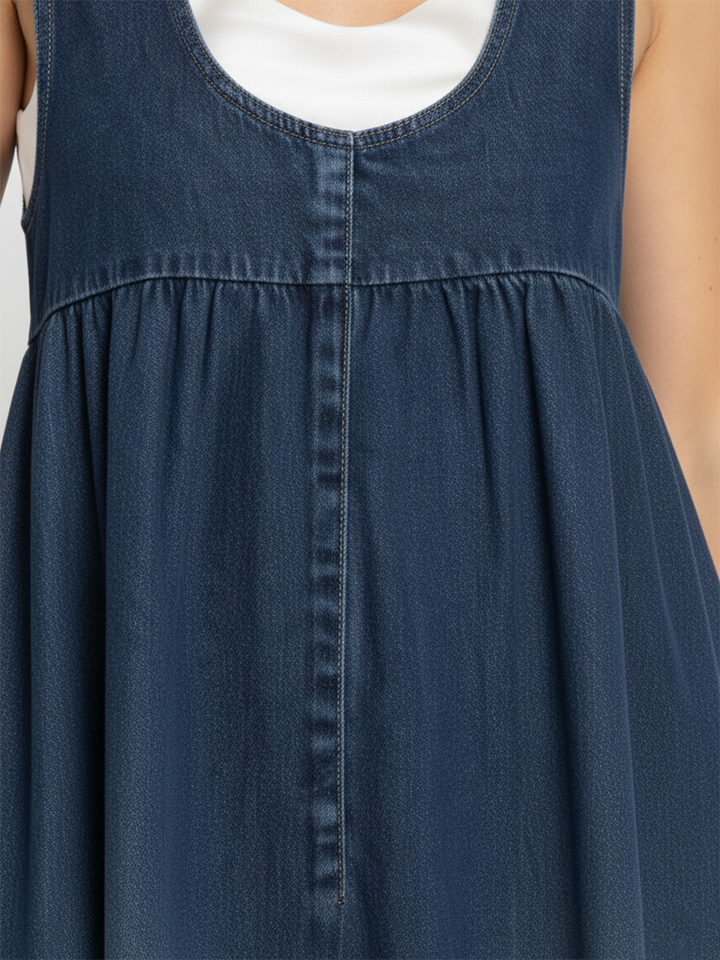 Kendra Denim Maxi Dress