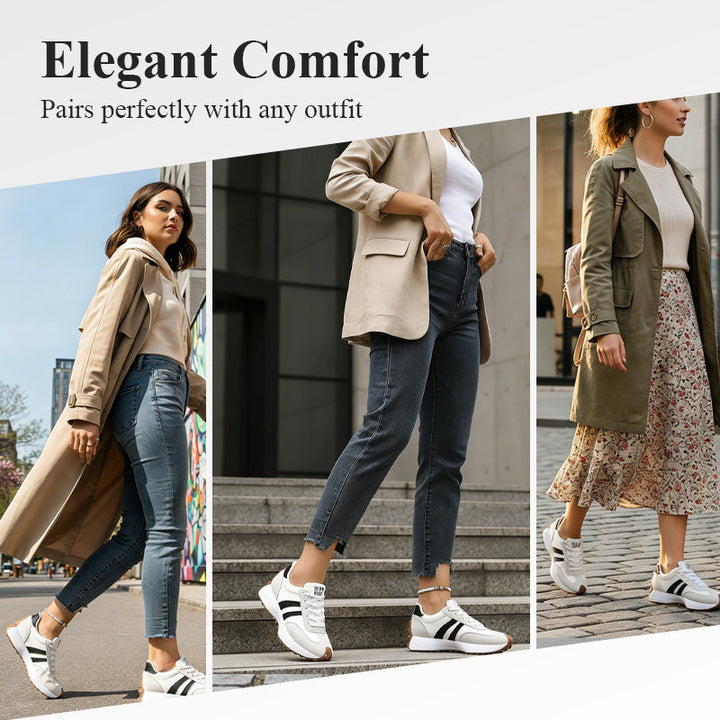 Time-Limited Special |  Women's Casual Non-Slip Chunky Sneakers – Cushioned Insole, Breathable Mesh & Trendy Look ✨