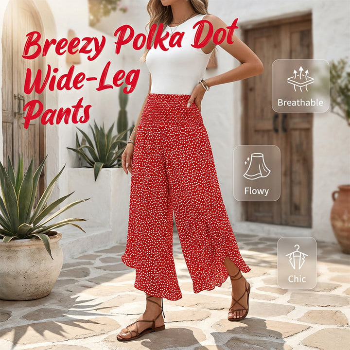 Women’s Flowy High Waist Wide-Leg Pants – Slimming, Comfy & Chic