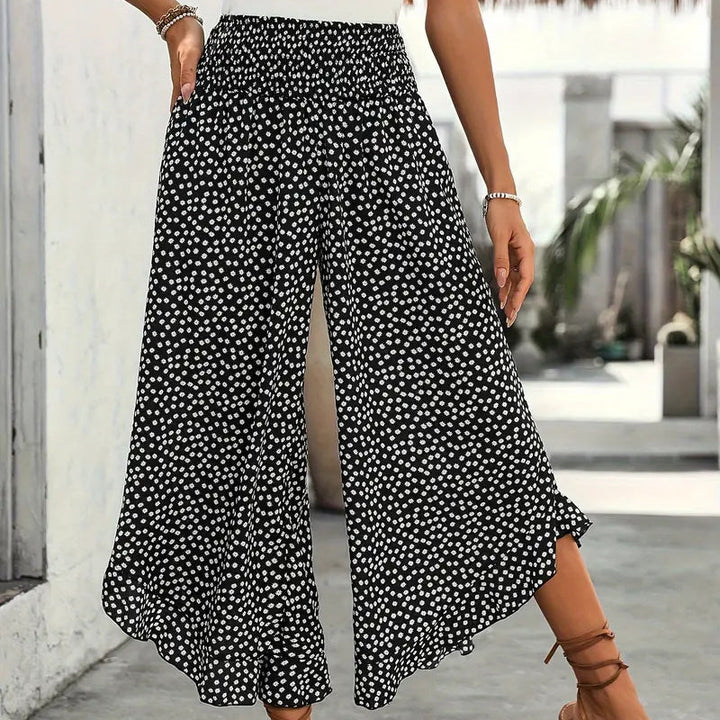 Women’s Flowy High Waist Wide-Leg Pants – Slimming, Comfy & Chic