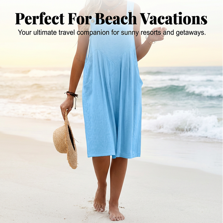 Sleeveless Wide-Leg Jumpsuit For Summer Breezes
