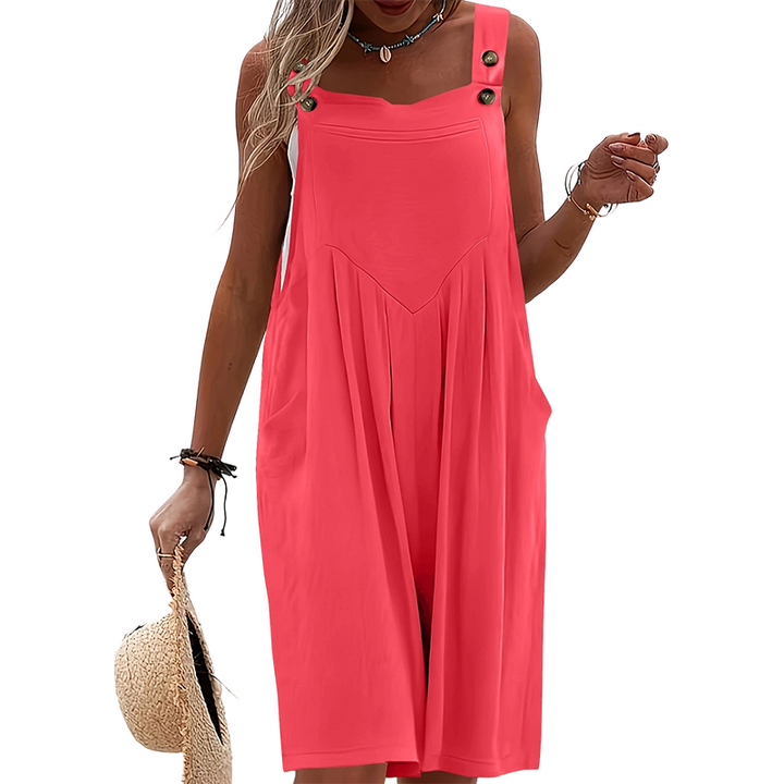 Sleeveless Wide-Leg Jumpsuit For Summer Breezes