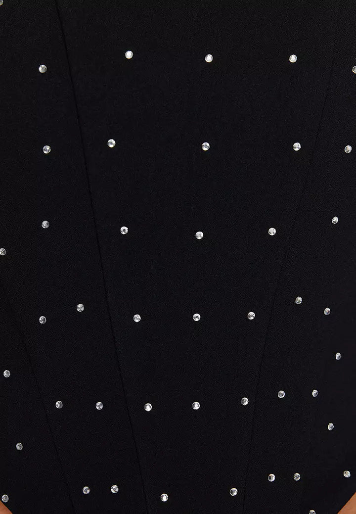 Brit & Boho™ I Danica Embellished Cropped Bustier Brit & Boho | Fashion & Boutique